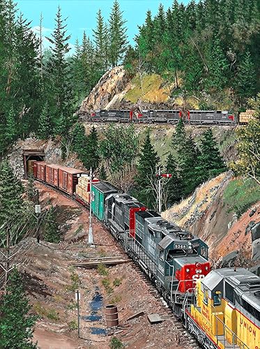 Miniatura 3 de SUNSOUT INC - Superpoder sobre el Siskiyous - Rompecabezas de 1000 piezas por artista Larry Fisher - MPN # 45466