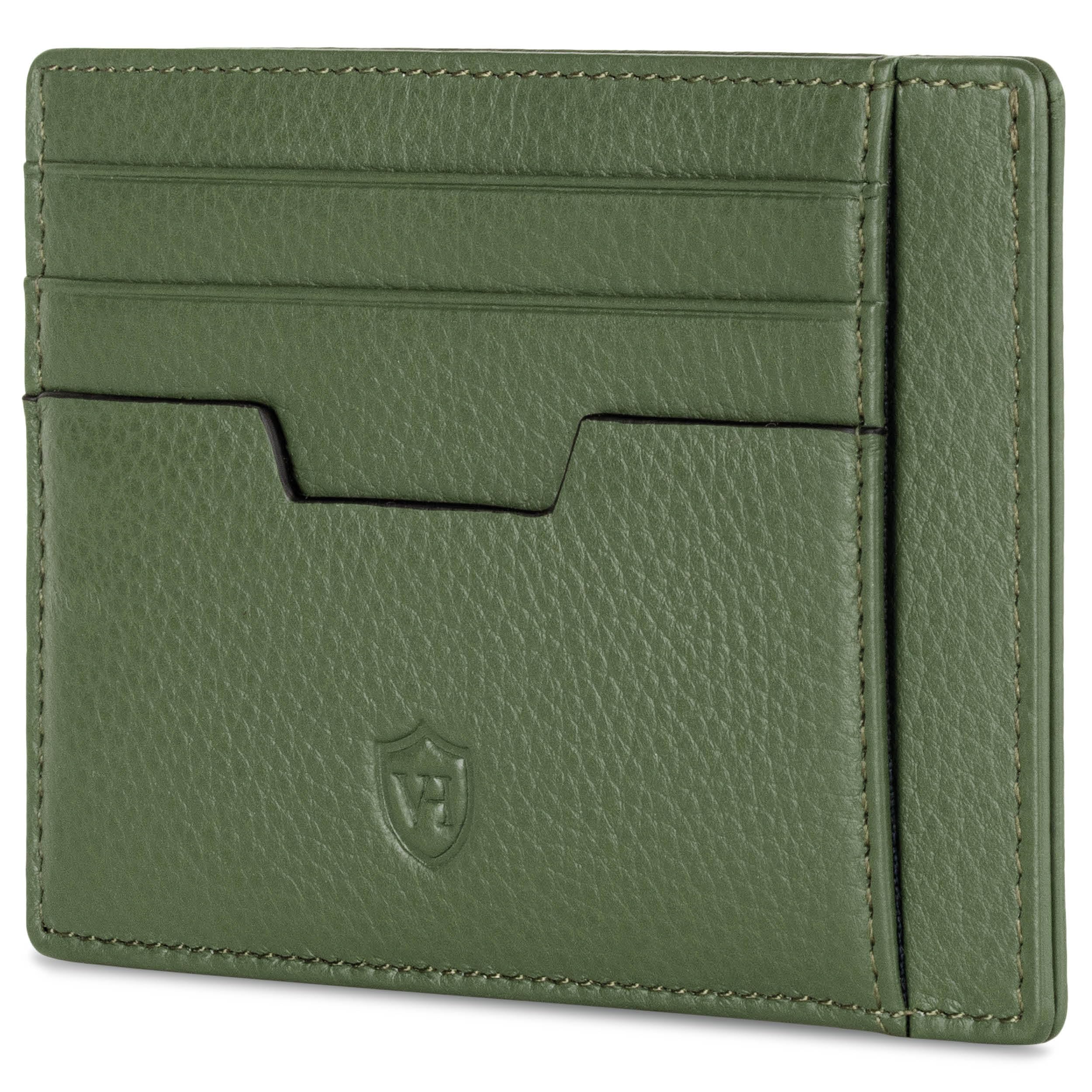 VON HEESEN Echtleder RFID Kartenetui aus Nappa-Leder - 9 Fächer - Querformat Kreditkartenetui für Damen & Herren