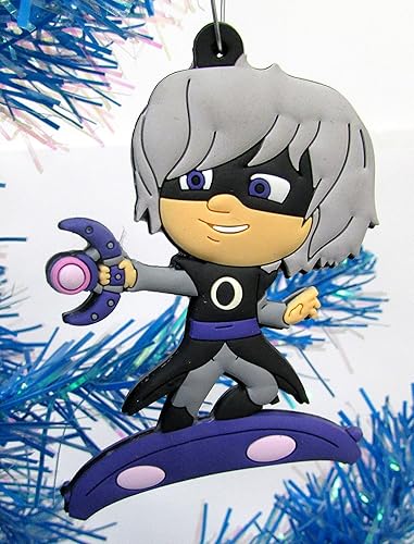 Miniatura 3 de Christmas Tree Ornaments PJ Masks - Juego de máscaras con Catboy y amigos, diseño único de plástico inastillable