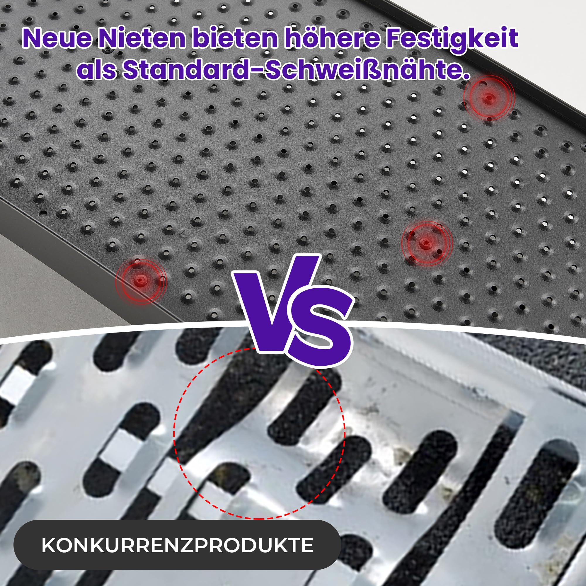 FACHNUO 228x28cm Auffahrrampe klappbar 340 kg Tragfähigkeit Aluminium Rampe für Motorrad, Quad, Pick-up mit tragbarem Griff, Rutschfester Oberfläche, platzsparend(1 Stück, Schwarz)