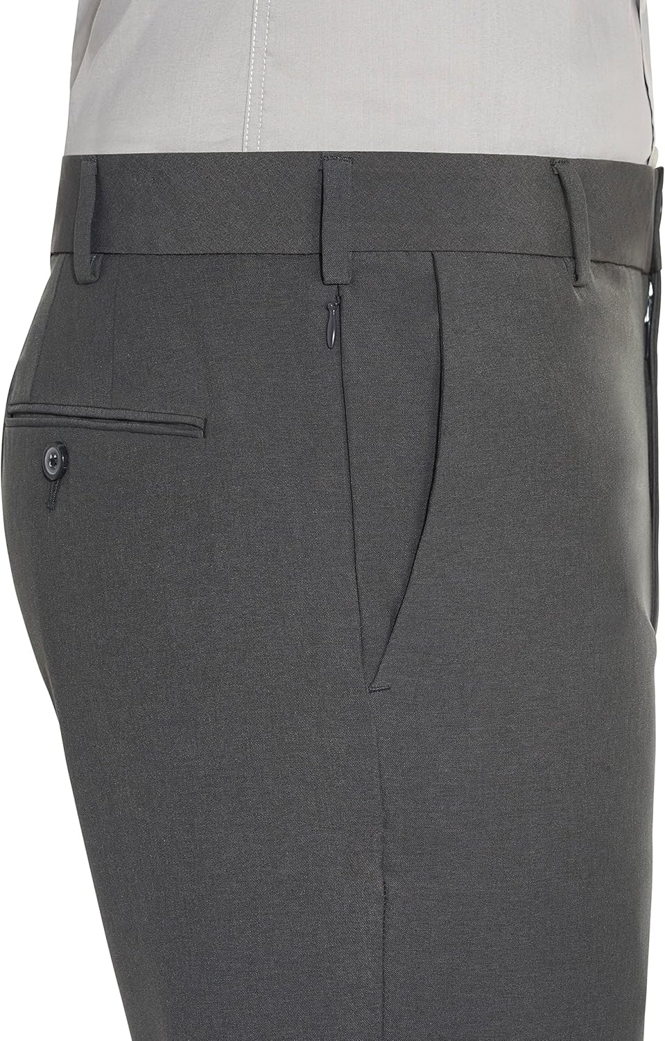 Van Heusen Men's Flex Flat Front Straight Fit Pant - Image 4