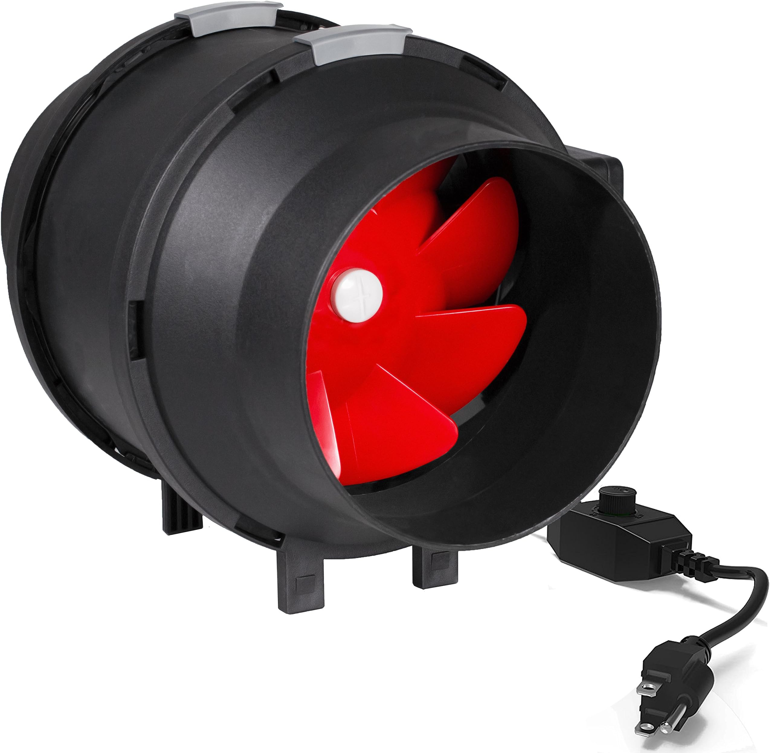 Pro Series Inline Hush Duct Fan With Variable Speed Controller For Grow Tent Intake And Exhaust Ventilation System (6 Inch 390 CFM Fan)
