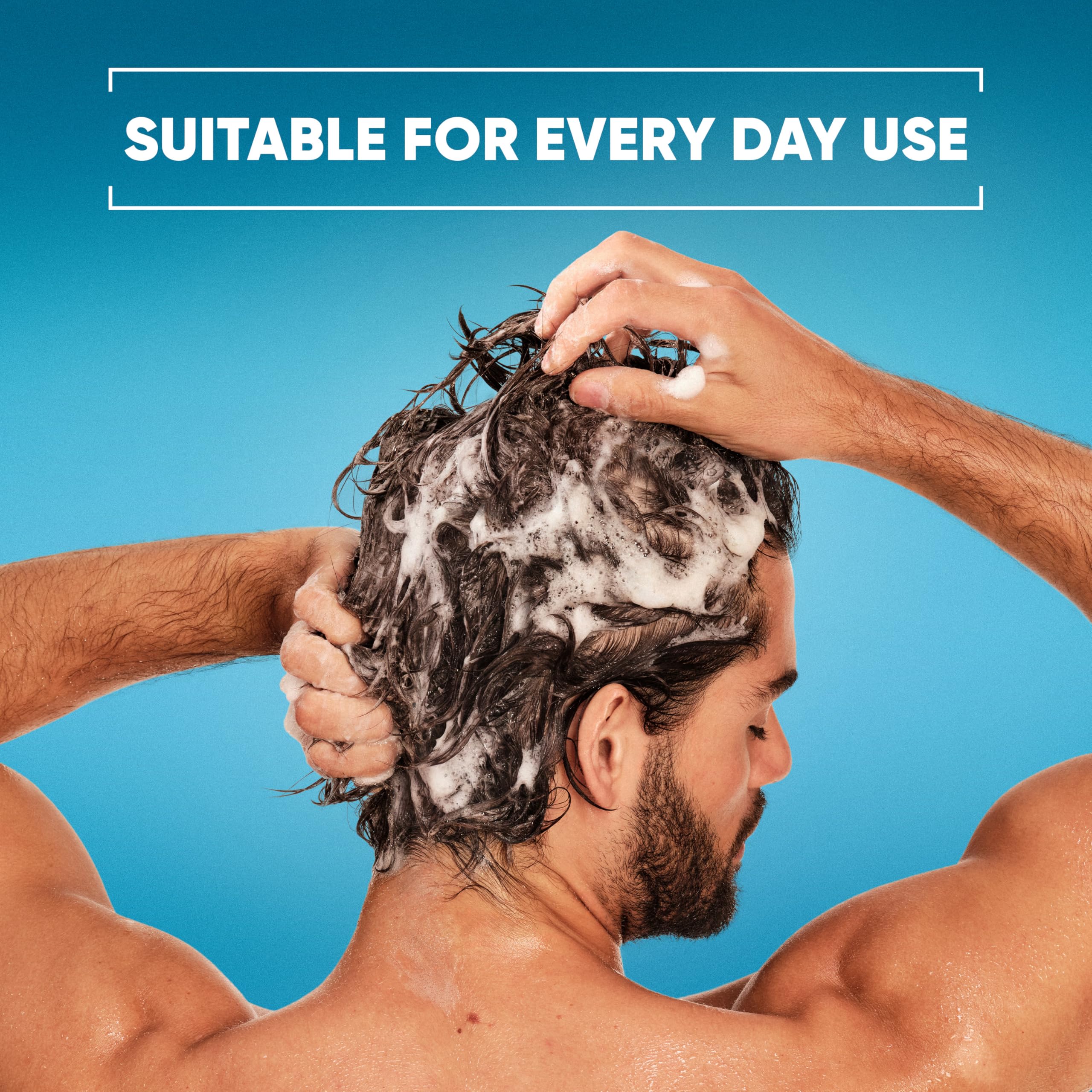 Head & Shoulders Menthol Fresh Anti-Dandruff Shampoo for itchy scalp 1000ml. With Extra Cooling Effect. Works Against Causes Of Dandruff Oil And Itch From The 1st Wash — view 5