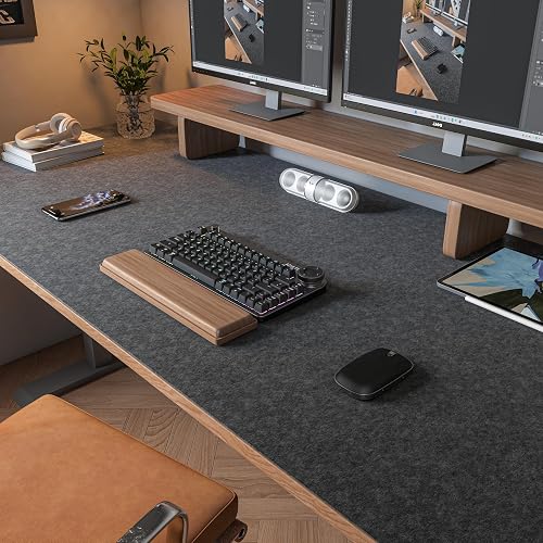 DAWNTREES Large Felt Desk Mat 47.2 product photo (Mats & Desks) — ScooterReviewPro review