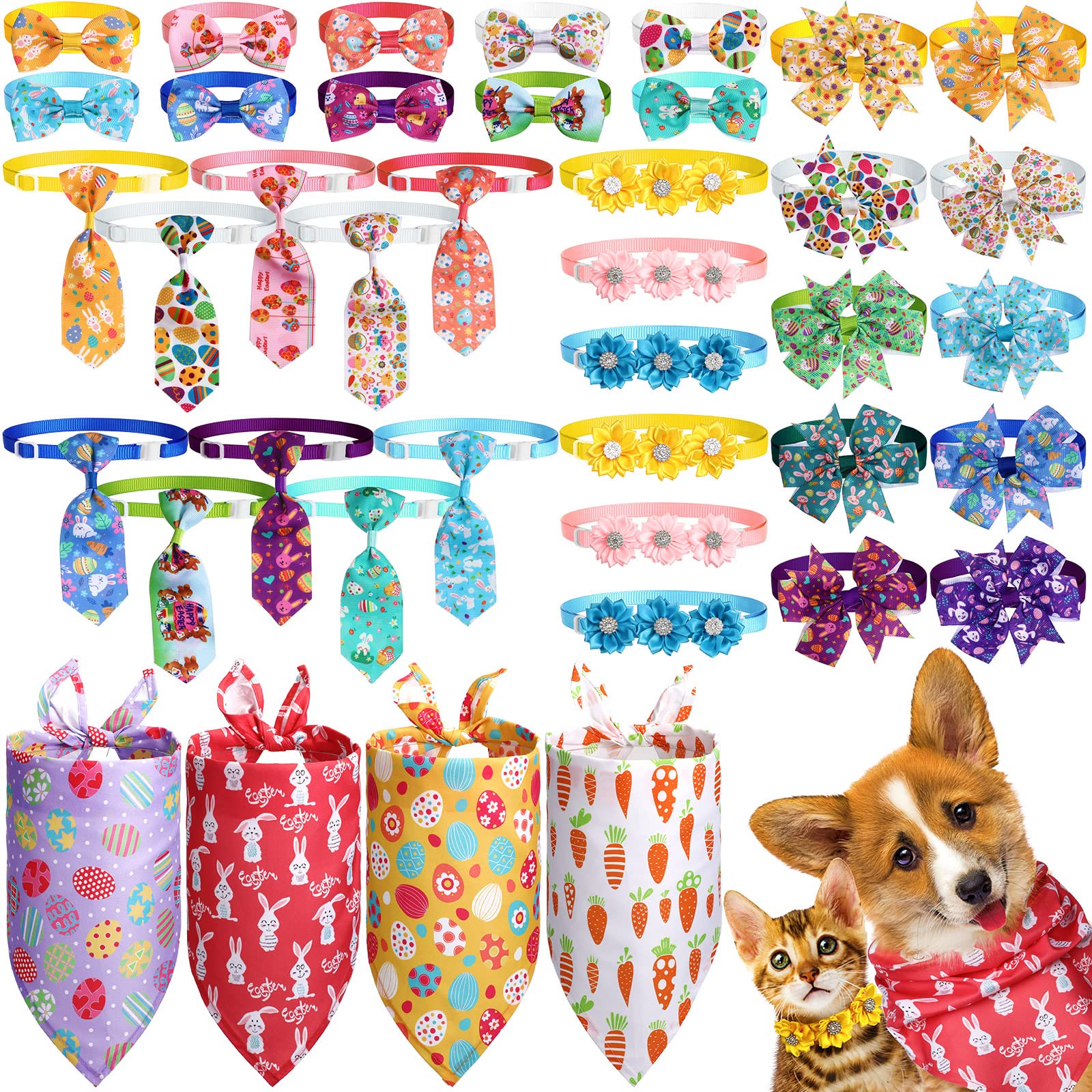 Cat Bow Tie PET SHOW 100pcs Small Dog Bows Ties And Neckties