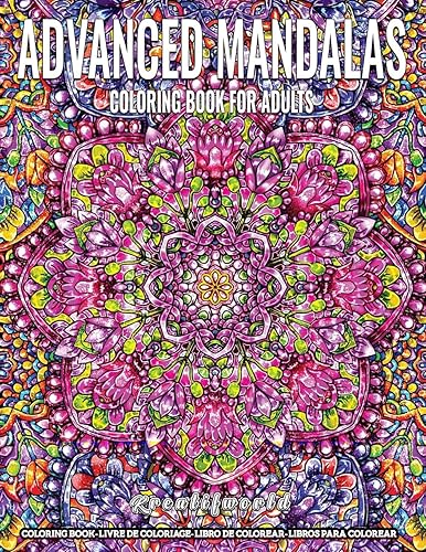 Coloring Book for Adults | Advanced Mandala: Adult Coloring Book Stress Relieving Design Featuring Relaxing Mandala Coloring Pattern for Adult Relaxation