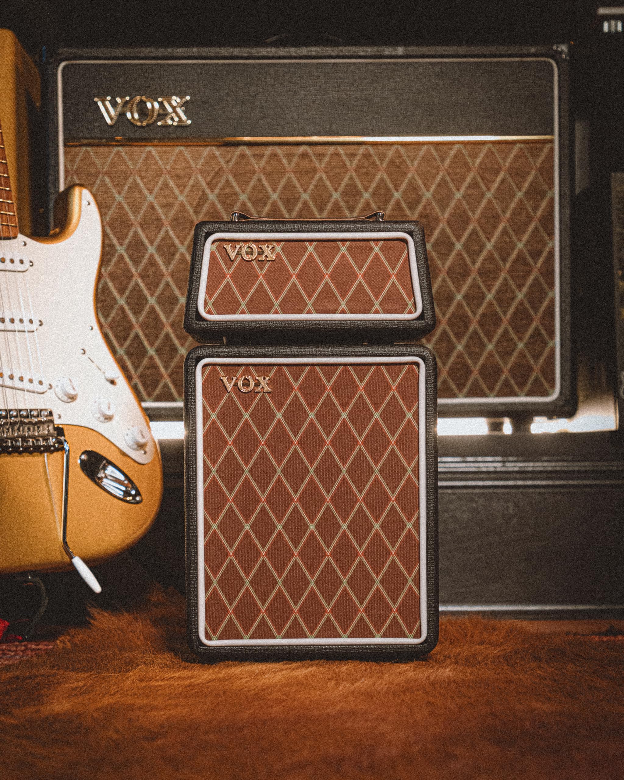 Vox - Micro SuperBeetle Gitarrenverstärker-Topteil und Lautsprecher mit Bluetooth