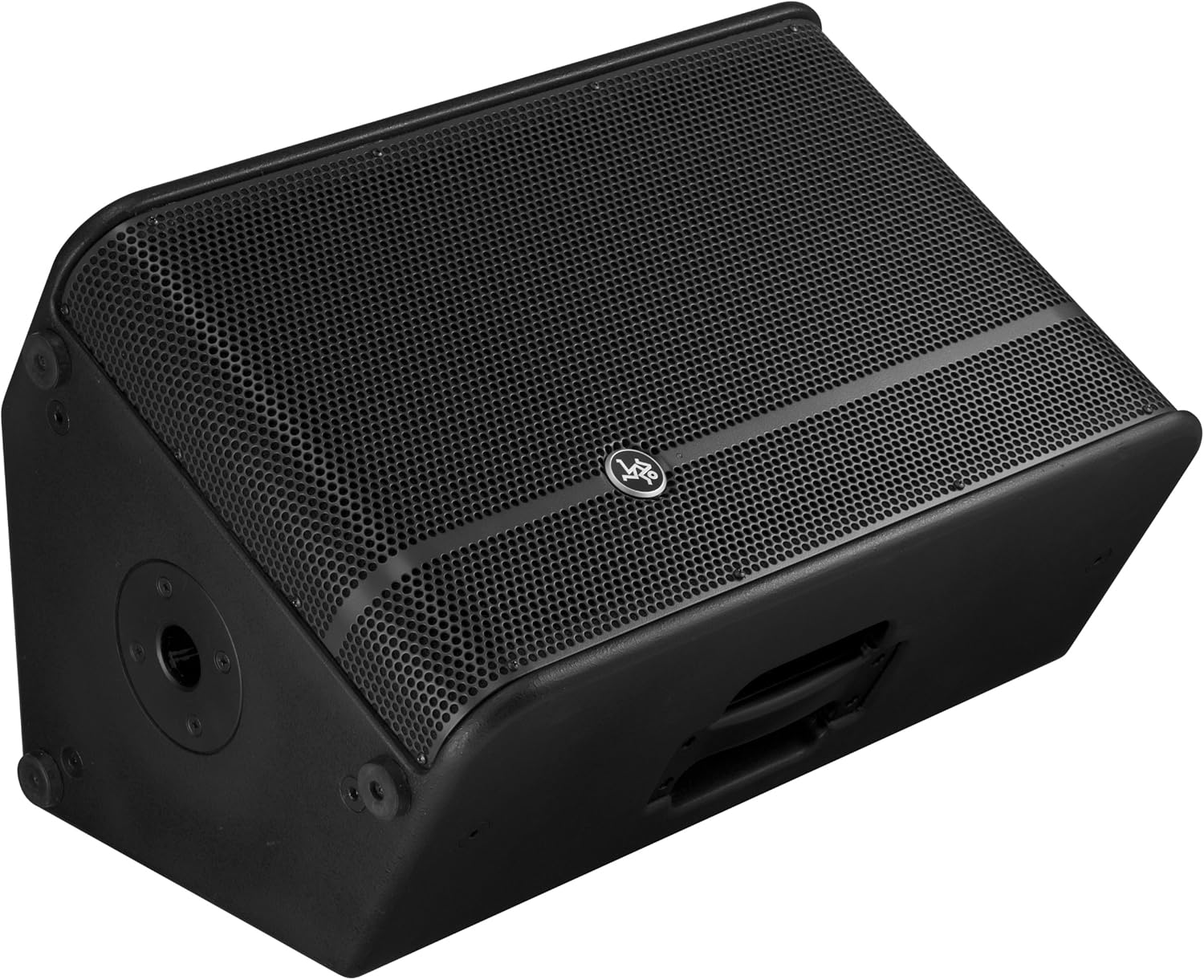 Mackie HD1221 loudspeaker positioned as a stage monitor with a 60-degree angle.
