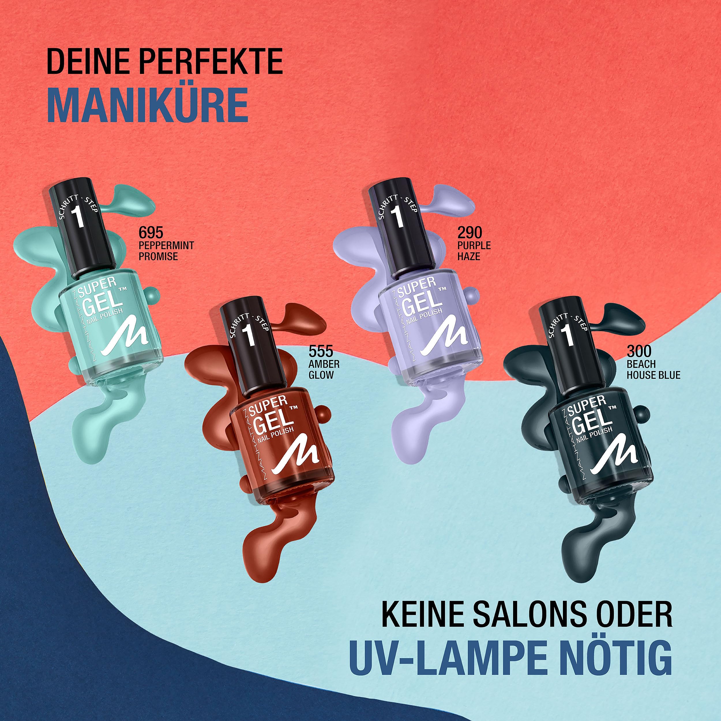 Manhattan Super Gel lakier do paznokci Fb 290