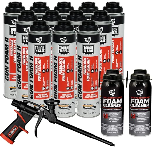 Window & Door Sealant Spray Foam - No Warp Polyurethane Gun Foam, 1 Can
