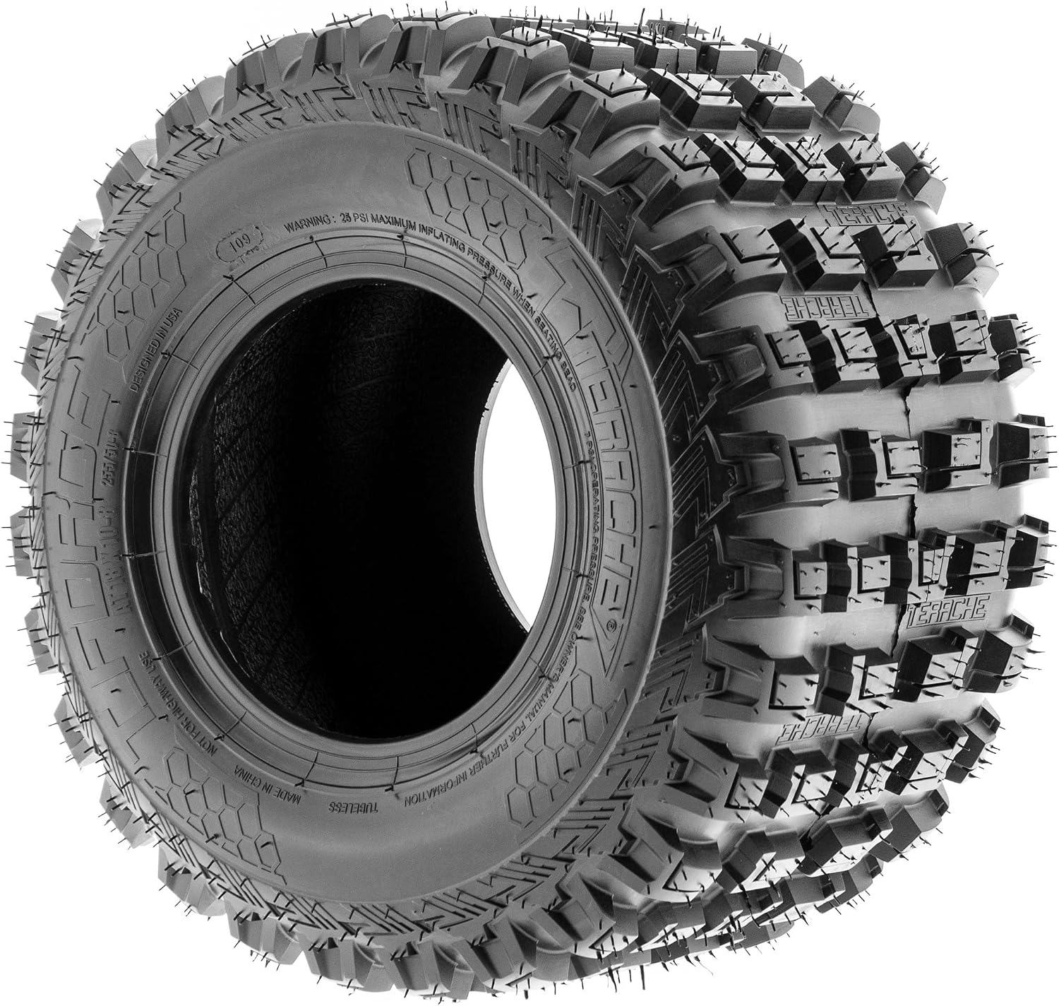 Terache 18x10-8 18x10x8 Sport Race ATV UTV Knobby Tire 6 PR - TE-MX