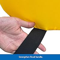 Vista 6 de Arco inflable de 20 pies con soplador, arco inflable al aire libre para fiesta, carrera 5K, comercio publicitario, deporte escolar amarillo