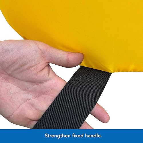 Miniatura 6 de Arco inflable de 20 pies con soplador, arco inflable al aire libre para fiesta, carrera 5K, comercio publicitario, deporte escolar amarillo