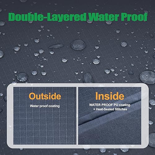 Miniatura 14 de F&J Outdoors Fundas para sillas de patio, impermeables, resistentes a los rayos UV, resistentes a los rayos UV, para exteriores, para silla