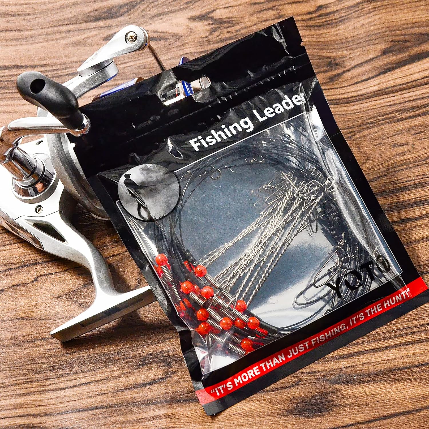 YOTO 24pcs Fishing Tackle Leaders,Hi-Low Rig,Double Arms Saltwater Stainless Steel Leader with Swivels,High-Strength Fish Wire Gear Equipment, Fishing Gift : Sports & Outdoors