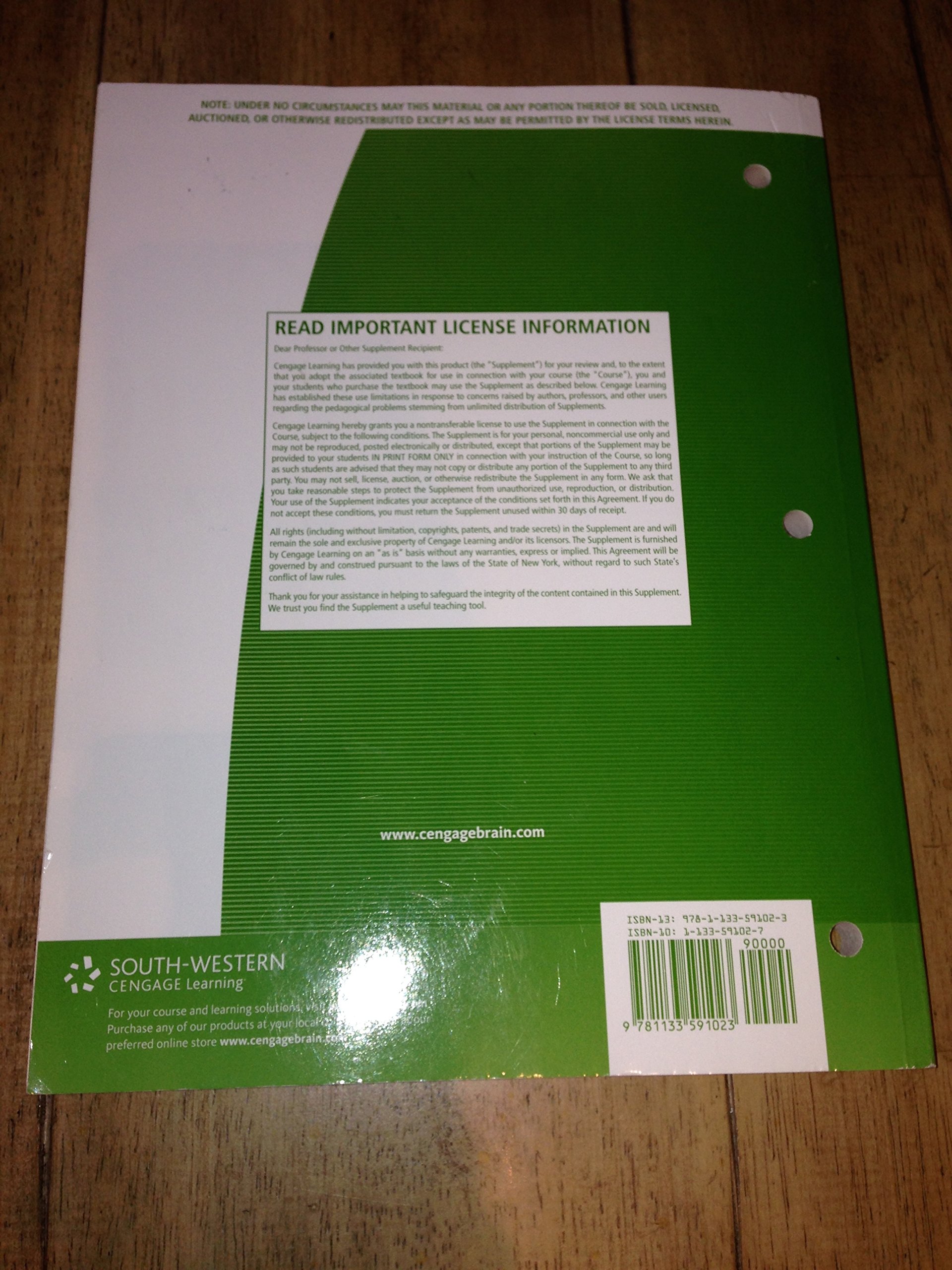 Student Solutions Manual for Weil/Schipper/Francis' Financial Accounting: An Introduction to Concepts, Methods and Uses, 14th