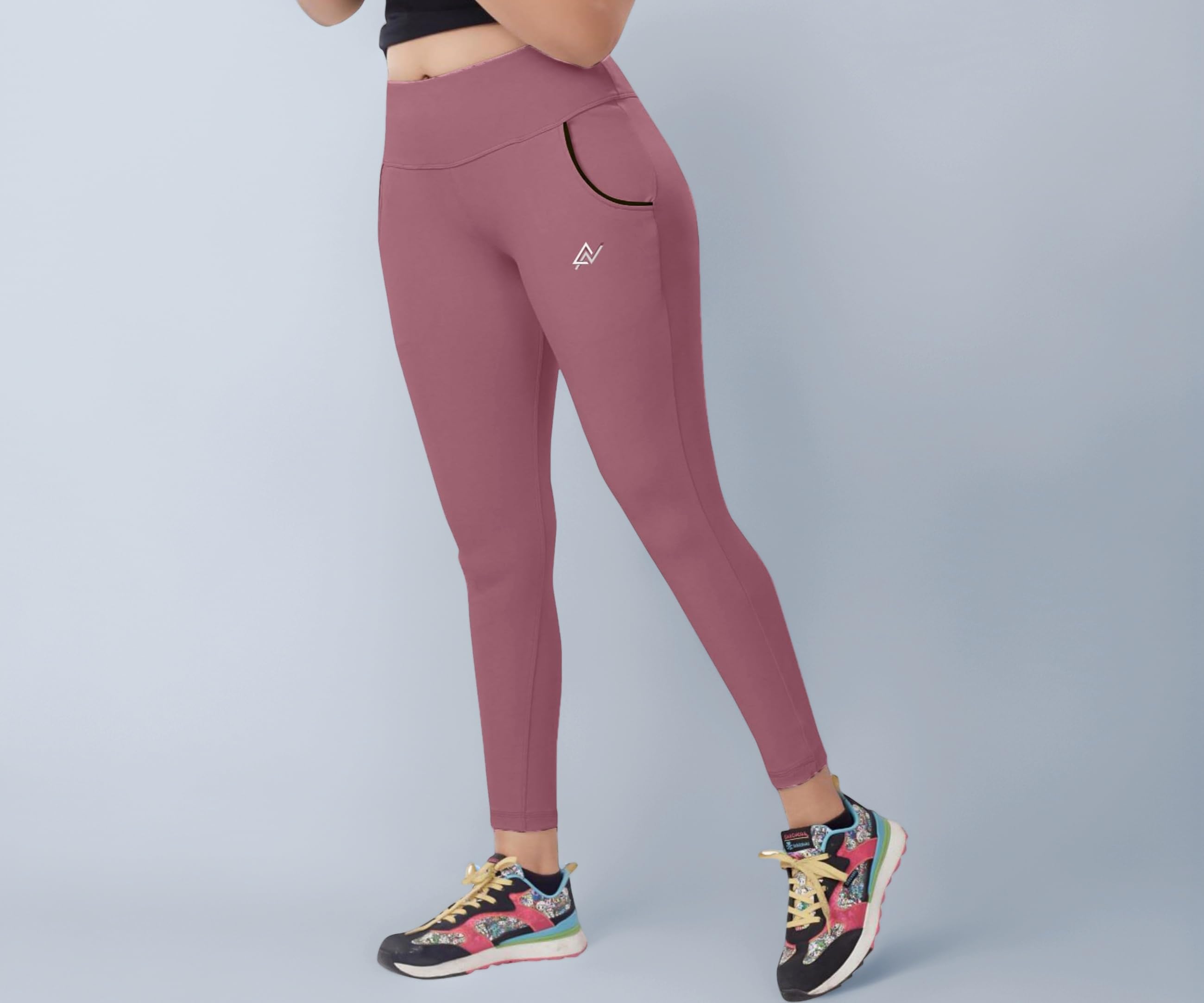 Nexsus Appparels Stretchable Gym Pants for Workout : The Ultimate Yoga Pants | Gym Wear for Woman | Gym Tights for Women with Side Pockets | Available in Plus Size's