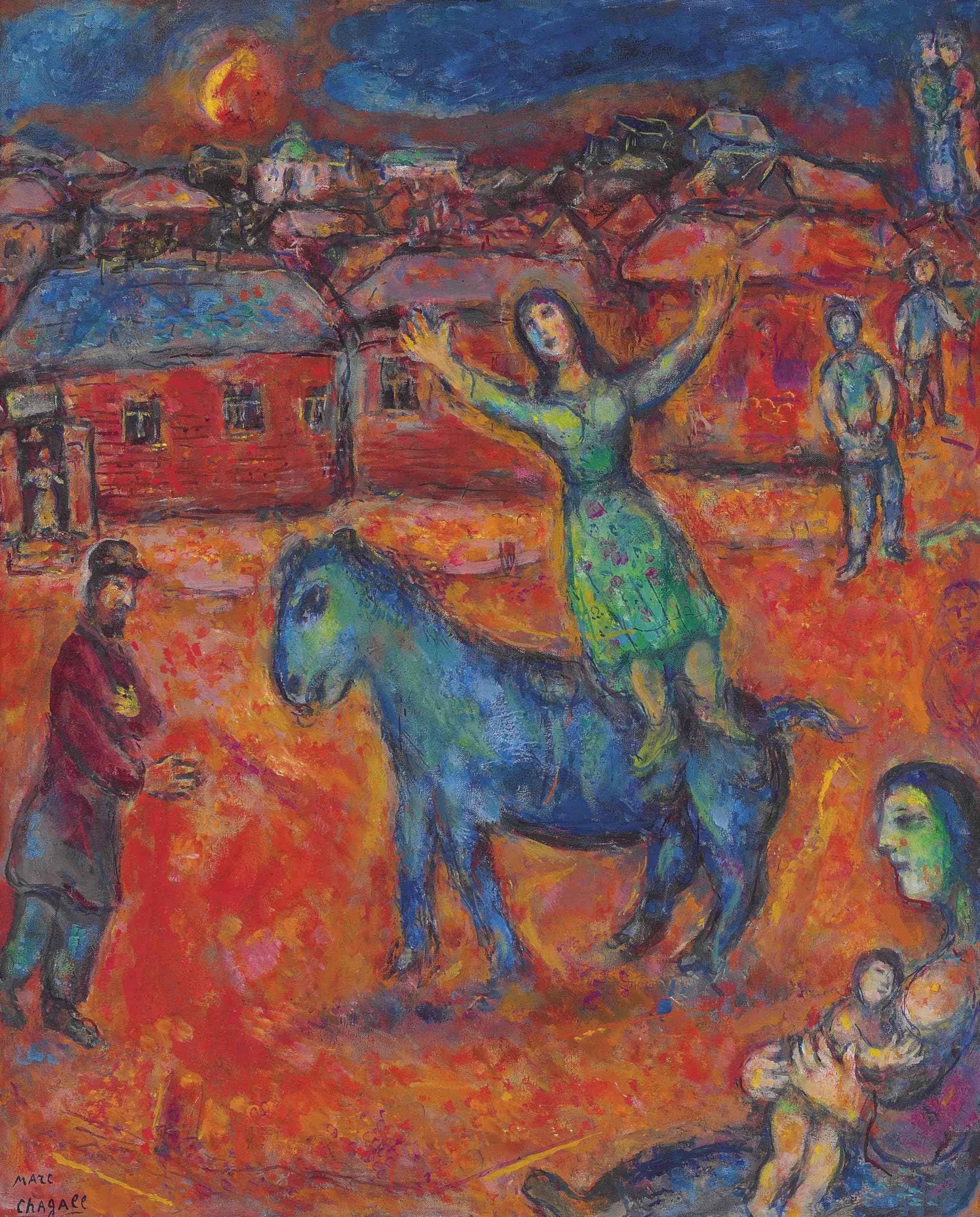 Waeta Rnvzx Marc Chagall Poster Red Village Abstract Canvas Wall Art Marc Chagall Prints Marc Chagall Painting For Modern Home Decor Pictures 50X70cm No Frame