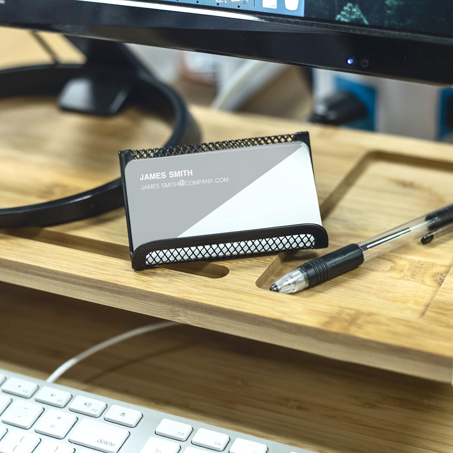Mesh Office Desk Accessories Organizer Set - 6 Pieces