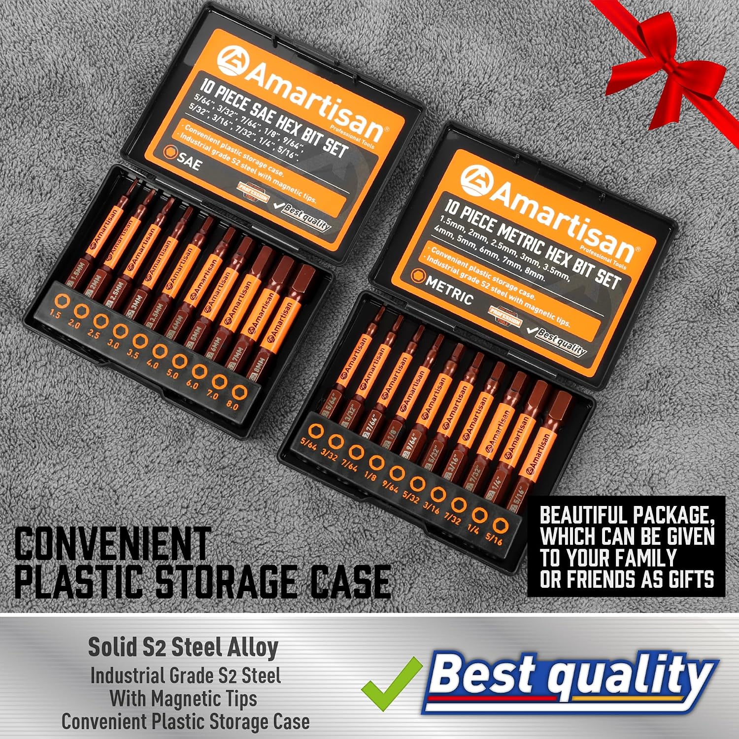 Amartisan 20-Piece Hex Head Drill Bit Set - Image 3