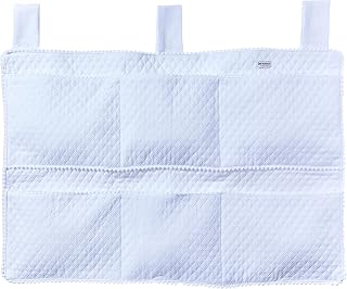 Porta Fraldas 1 pc Blanche Matelassado, Biramar Baby, Branco