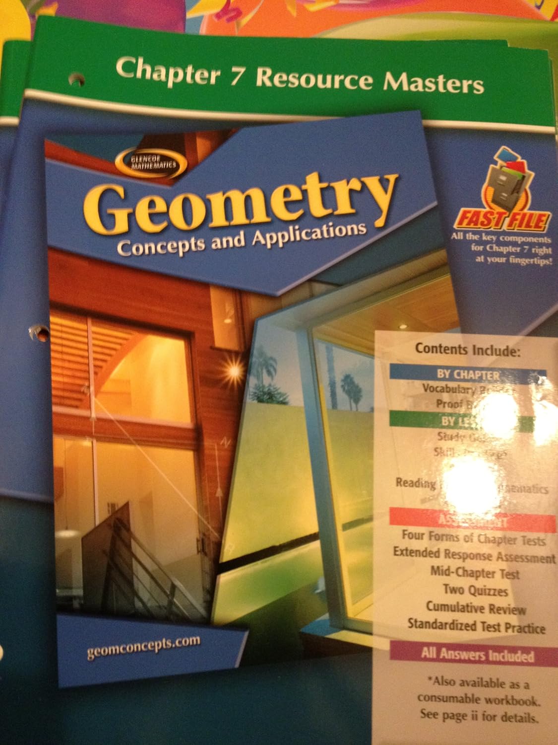Geometry Concepts and Applications Chapter 7 Resource Masters: unknown ...