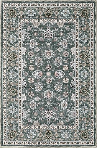 Miniatura 2 de ROYHOME Alfombra pequeña lavable para entrada, tapete vintage de pelo bajo, antideslizante, bohemio, resistente a las manchas, tapete bohemio para