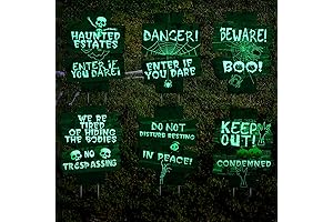 6Pcs Styyij Halloween Decorations Glow in Dark