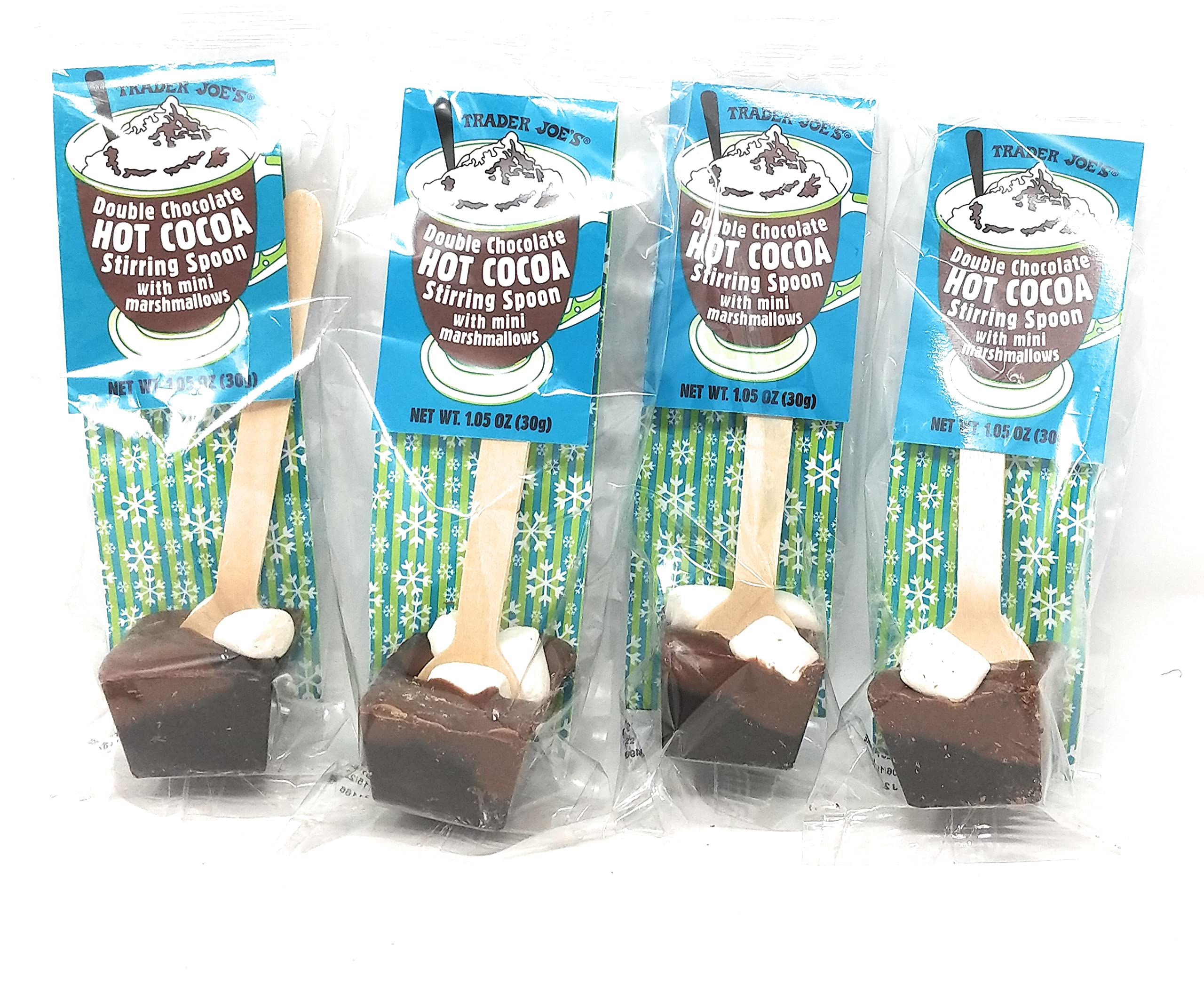 Trader Joe's Double Chocolate Hot Cocoa Stirring Spoon With Mini