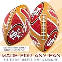 Franklin Sports NFL Rubber Mini Football - 8.5" - San Francisco 49ers gallery image