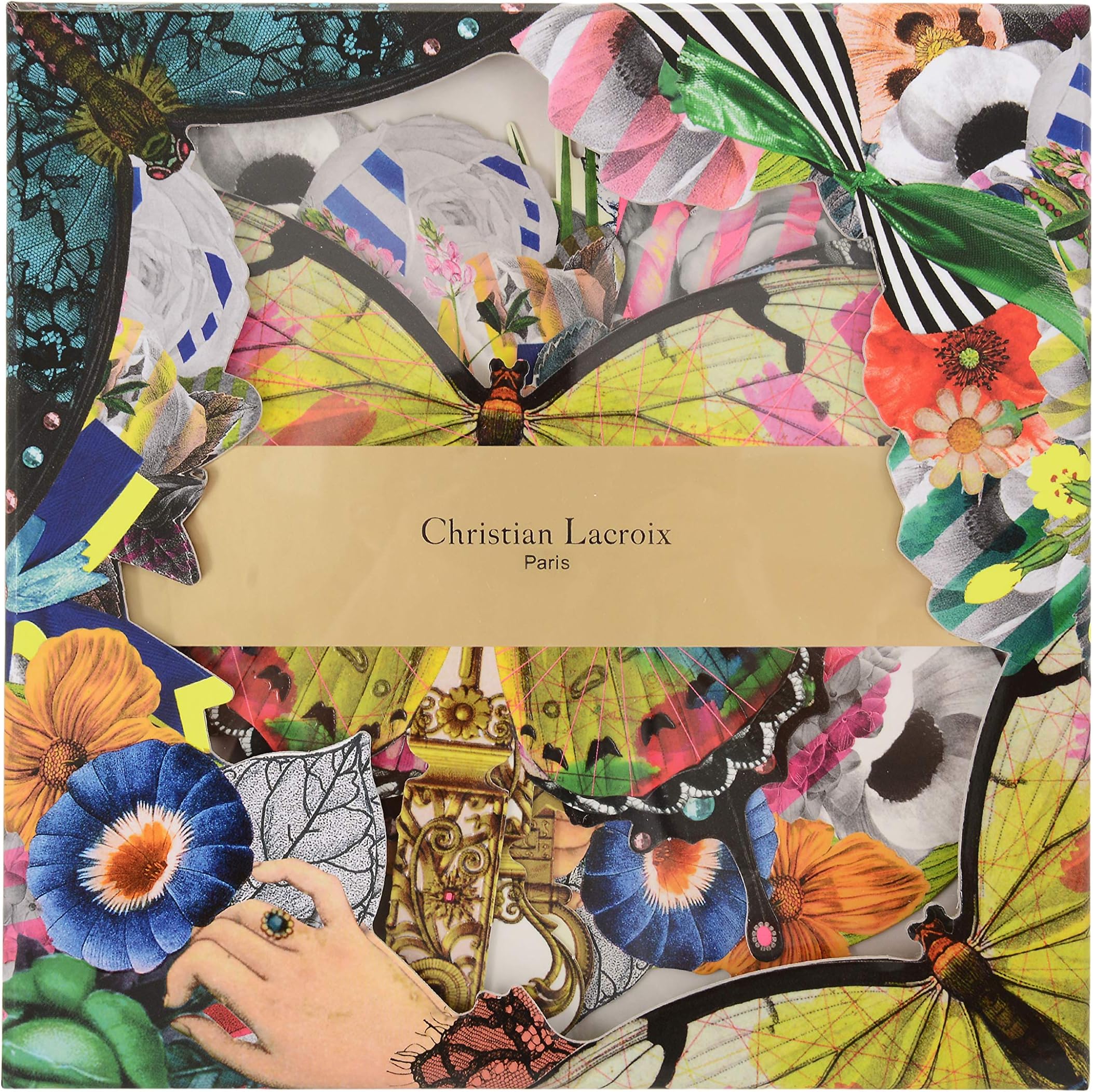 Christian Lacroix Frivolites Fan Diecut Boxed Notecards