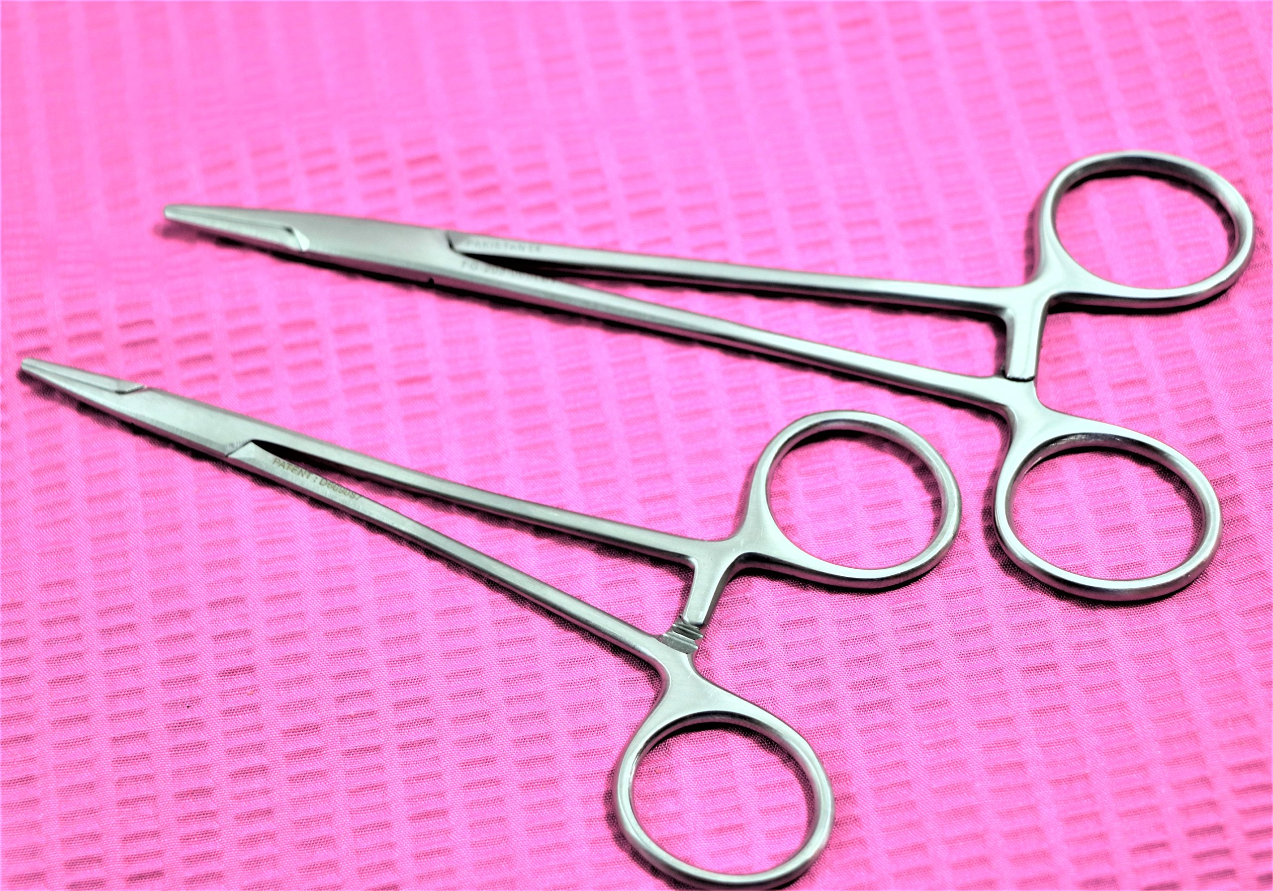 2 PREMIUM Suture Needle Holder Driver 5 Inches Dental Instrument SMOOTH JAWs