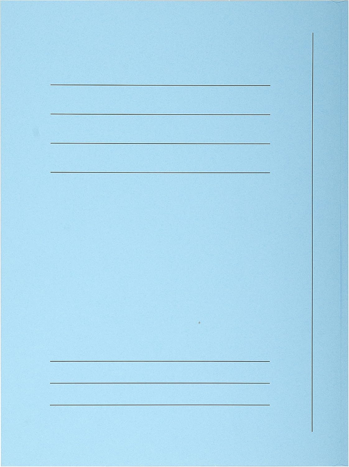 Exacompta, Ref 235006E, Super 210 Printed 3 Flap Folders, 240 x 320mm in Size, Suitable for A4 Documents, 210gsm Card