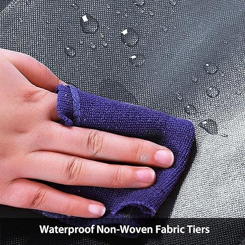 Miniatura 5 de Zapatero de 10 niveles, organizador de zapatos de tela no tejida, armario de torre de almacenamiento de zapatos, 50 pares, estante para zapatos para