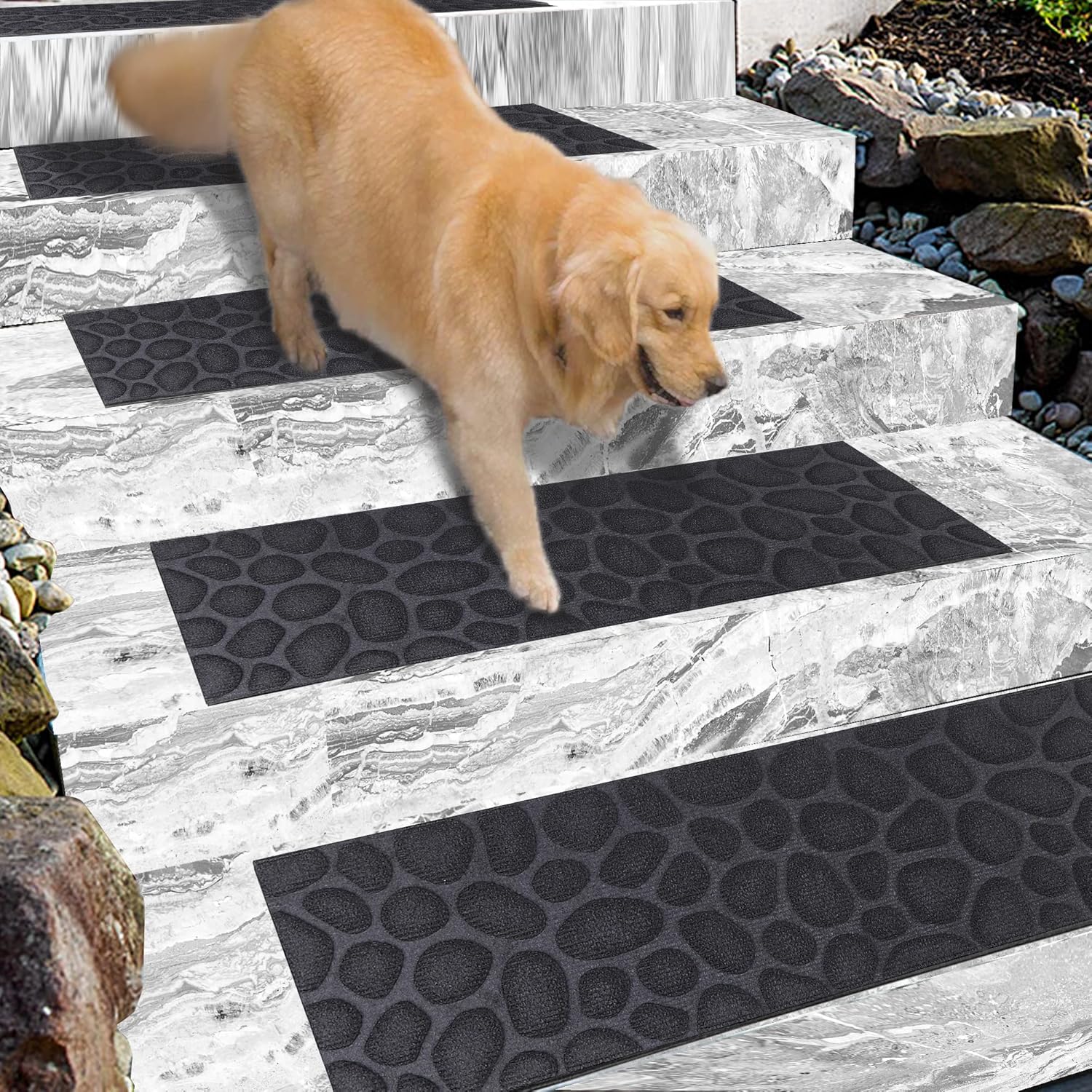 Amazon.de RV MURTS Stufenmatten Außen 76x22cm Treppenstufen Matten 6