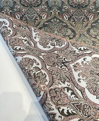 Miniatura 7 de Tapicería Damasco Swavelle Elowen Dark Multi Chenìlle Tela por The Yard