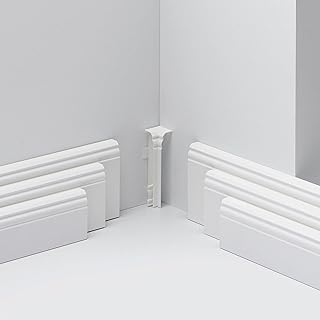 Parador Innenecken höhenvariabel für Parador Hamburger Leisten Sockelleisten - weiß - Typ 2 HL 1/2/3