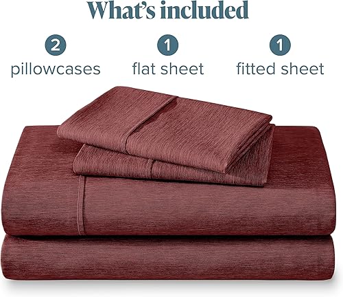Miniatura 238 de Bare Home Juego de sábanas de tamaño individual XL, tamaño de dormitorio universitario, sábanas de microfibra ultrasuave de 1800 hilos, bolsillos 22