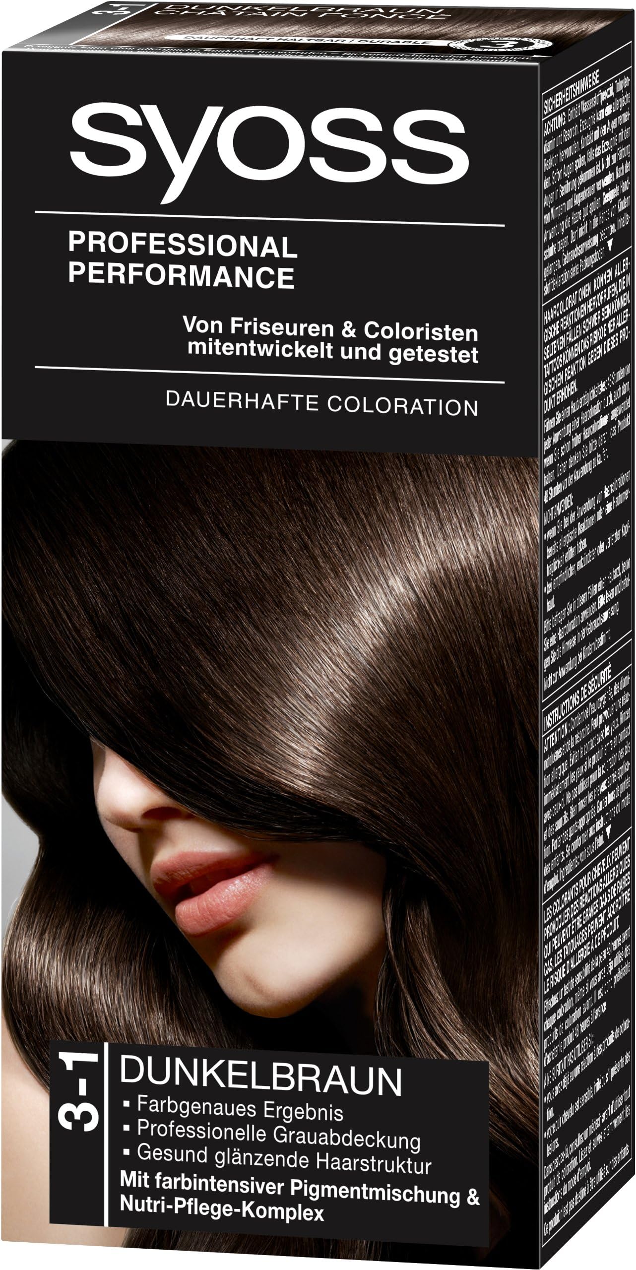 Professional Performance Coloration 3-1 Dunkelbraun 115 ml