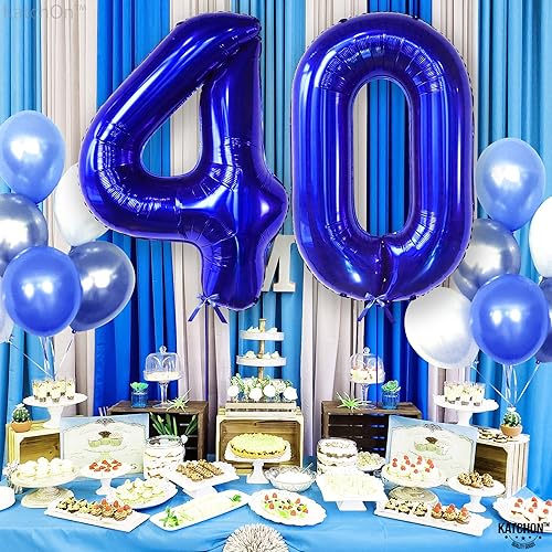 Miniatura 711 de KatchOn, Globo dorado gigante del número 8 de 40 pulgadas, globo dorado del número 8 para decoraciones de cumpleaños de 8 años para niñas