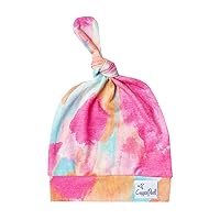 Vista 18 de Copper Pearl Gorro de bebé con nudo superior elástico suave Alta