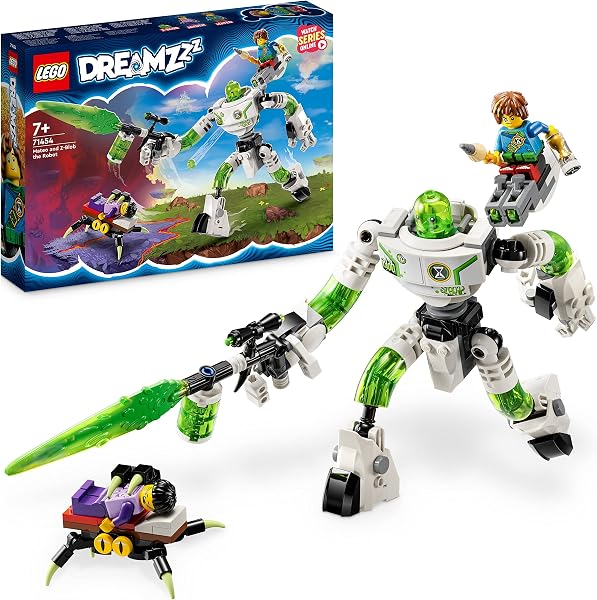 LEGO® DREAMZzz™ Mateo ve Robot Z-Blob 71454-7 Yaş ve Üzeri Macera Sever Çocuklar için LEGO® DREAMZzz™ Karakterleri İçeren Yaratıcı Oyuncak Yapım Seti (237 Parça)