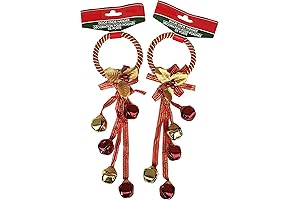 Jingle Bells Christmas Holiday Door Knob Hangers