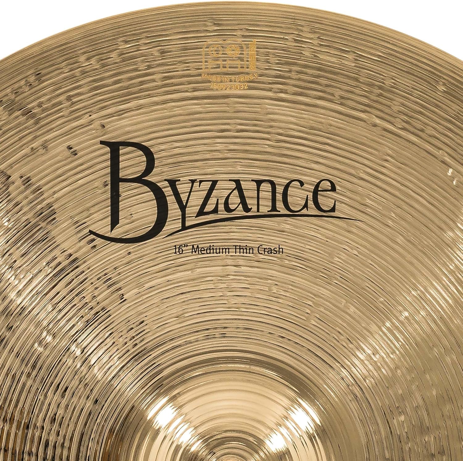 Meinl Cymbals B16MTC-B Byzance 16-Inch Brilliant Medium Thin Crash Cymbal (VIDEO)
