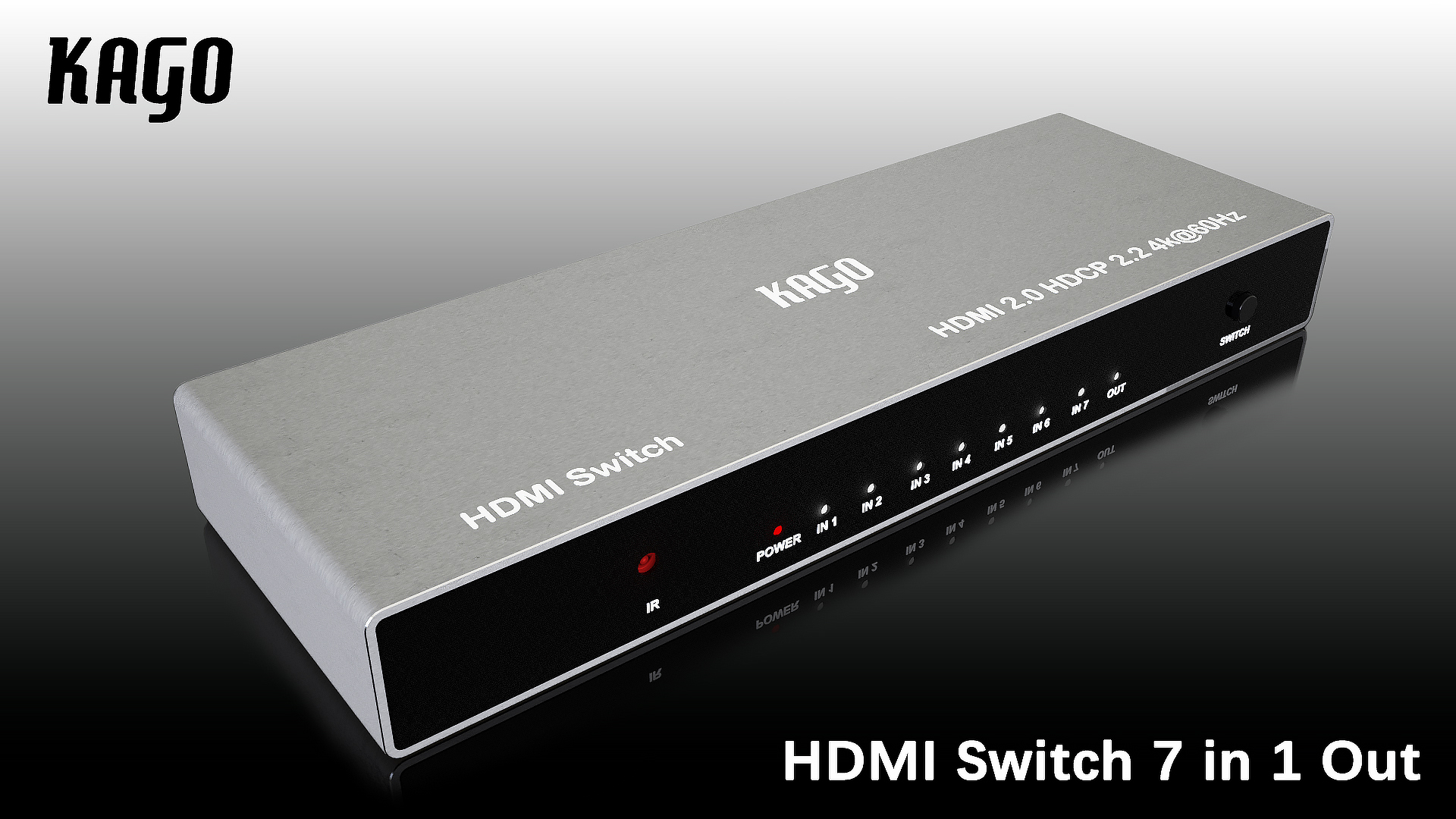 Amazon.com: KAGO 7-Port HDMI Switch 4K@60Hz, 7 in 1 Out HDMI