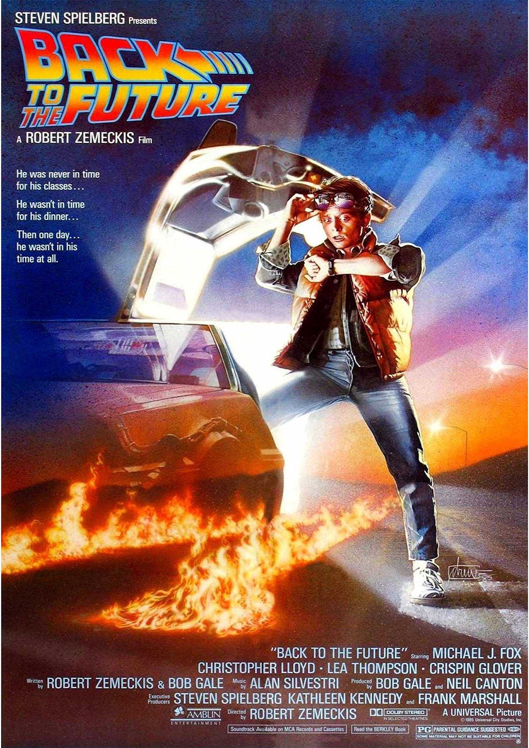 Back to the Future 80's Classic Vintage Movie Poster Art Glossy