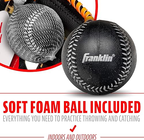 Miniatura 5 de Franklin Sports RTP - Combo de guante y pelota para teeball