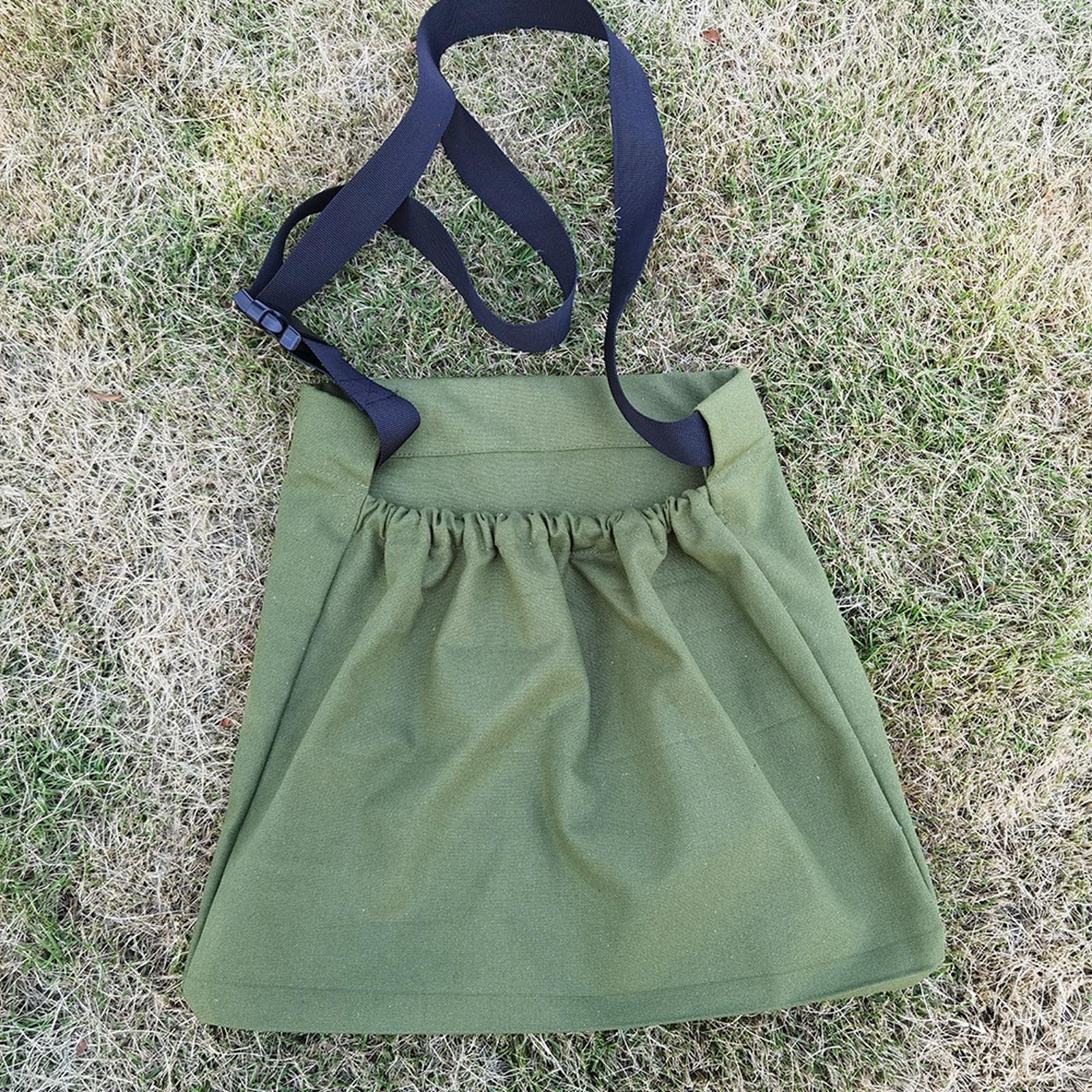 Garden Berry Picking Bag Pouch Vegetable Harvest Bag Garden Storage Apron Green-image-12