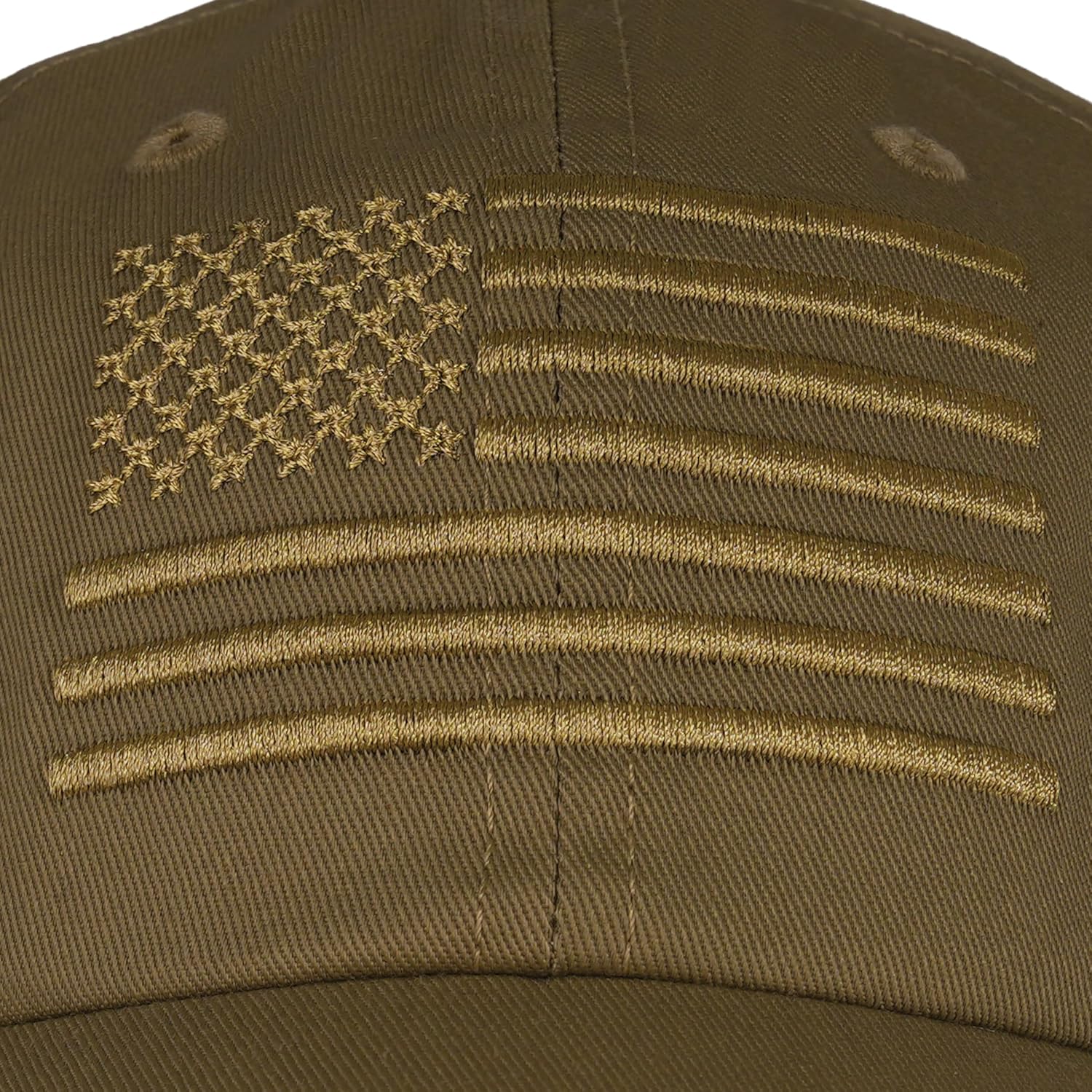 Rothco Tactical Operator Cap with Embroidered US Flag - Adjustable Patriotic American Flag Baseball Cap