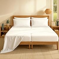 Vista 96 de Casa Platino Juego de sábanas tamaño Queen – Sábanas 100% algodón tamaño Queen refrescantes con 4 fundas de almohada, sábana bajera de bolsillo